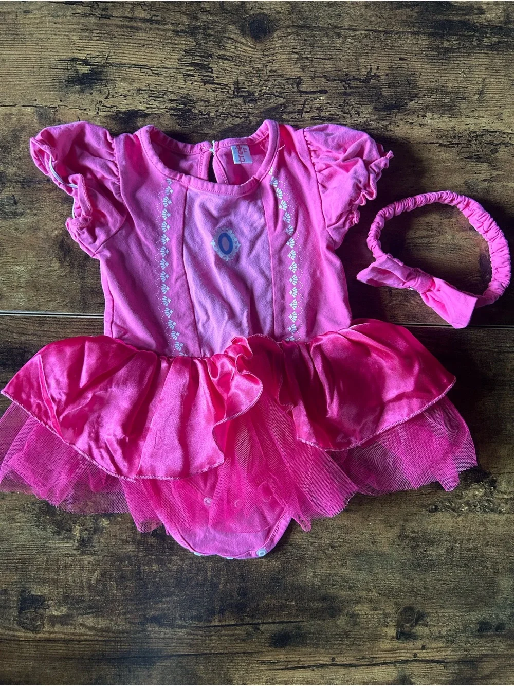Pink Tulle Baby Costume - Princess Peach or Aurora